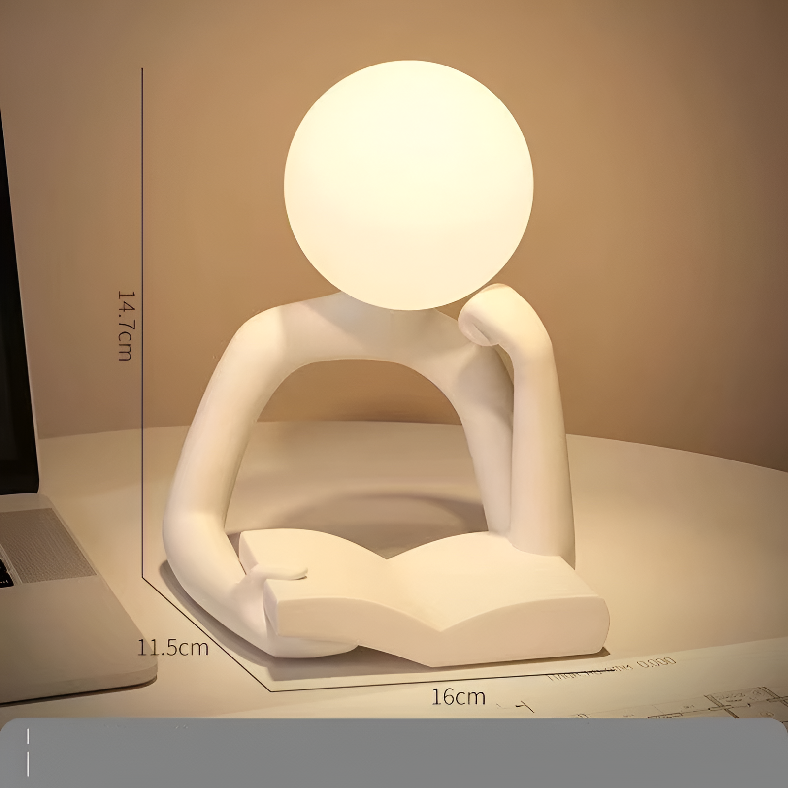 Maliben | Artistic Book Reader Table Lamp