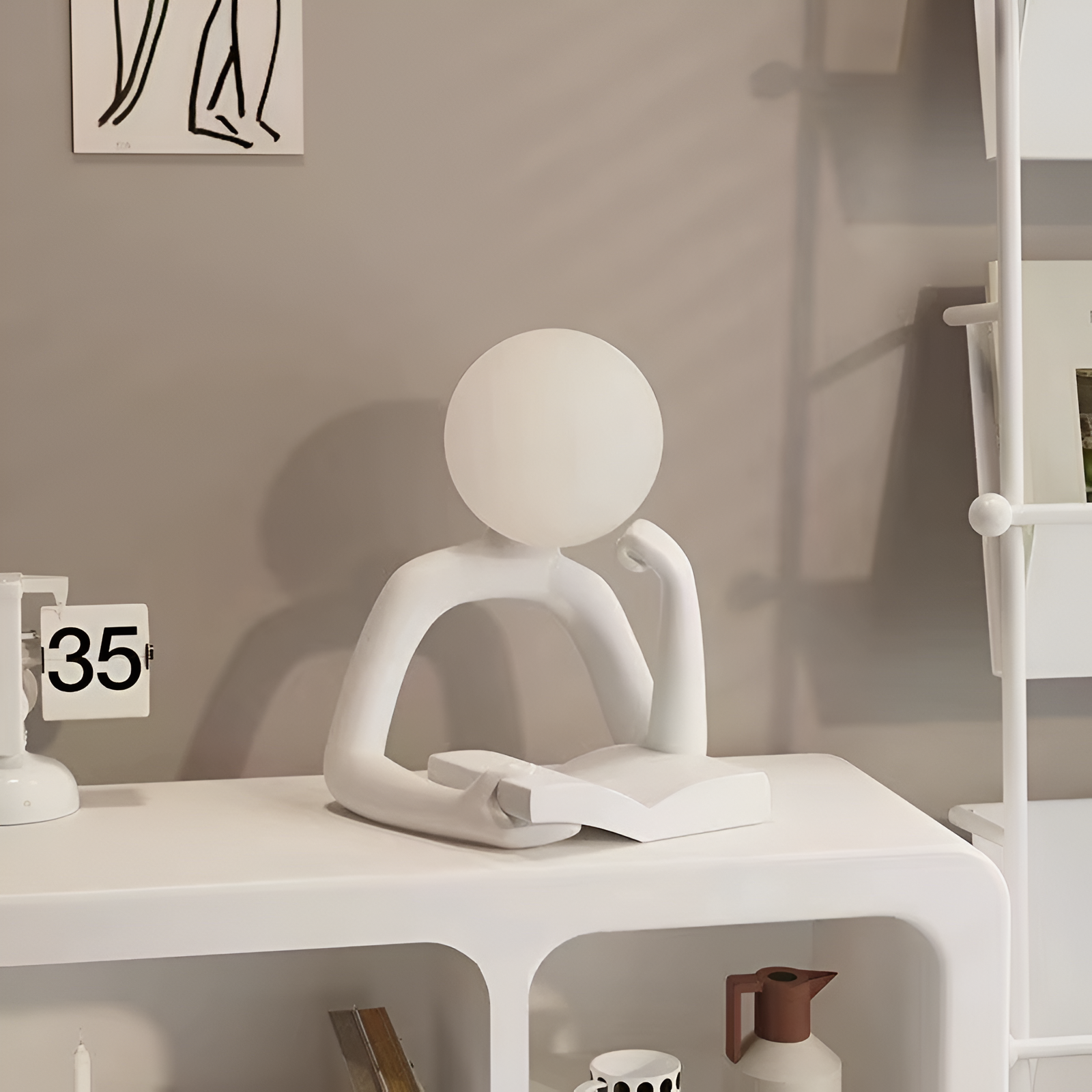 Maliben | Artistic Book Reader Table Lamp