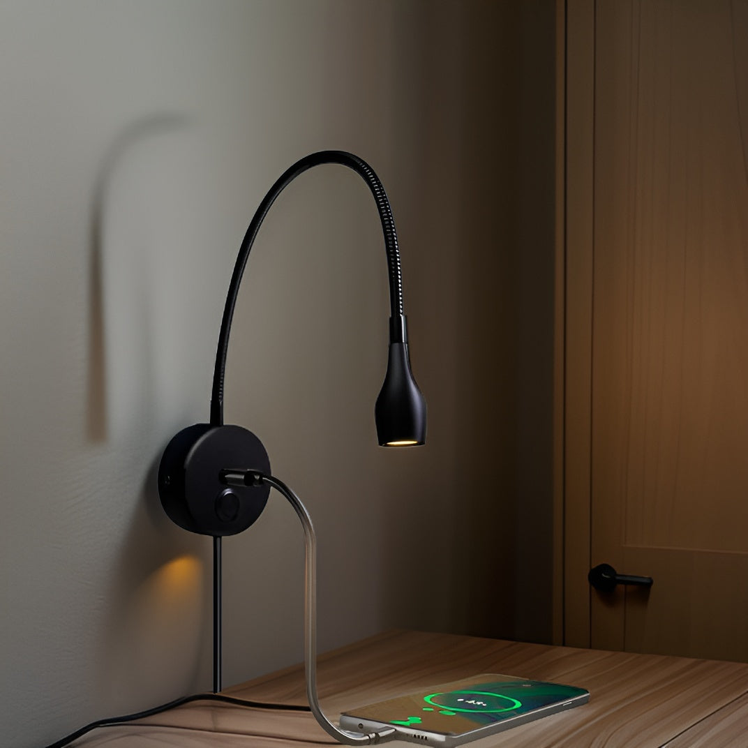 Maliben | Luminara Wall Lamp - Stylish Adjustable Led Wall Lamp For Reading Pleasure