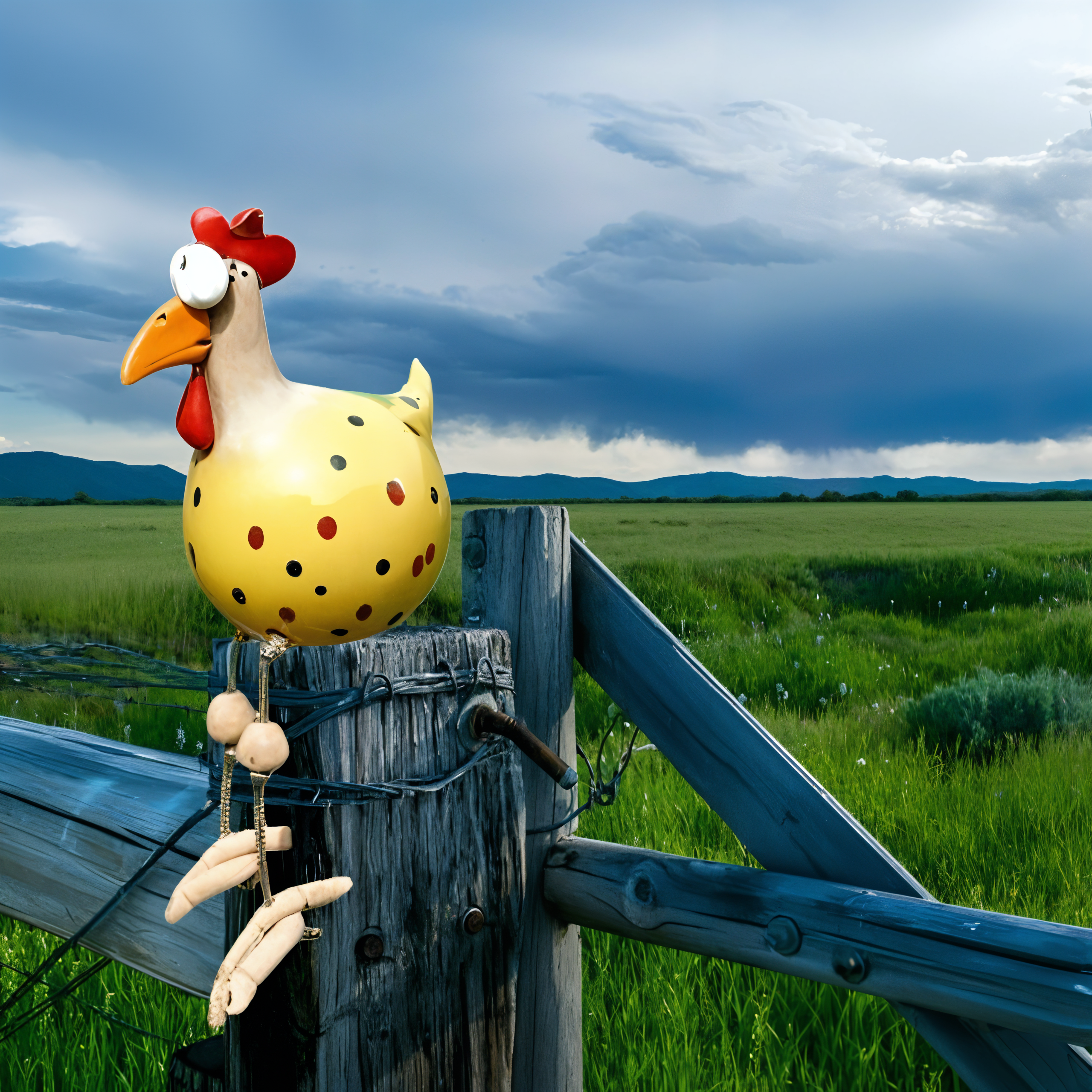 Maliben | Haan Garden Statue With Big Eyes Made Of Weatherproof Resin