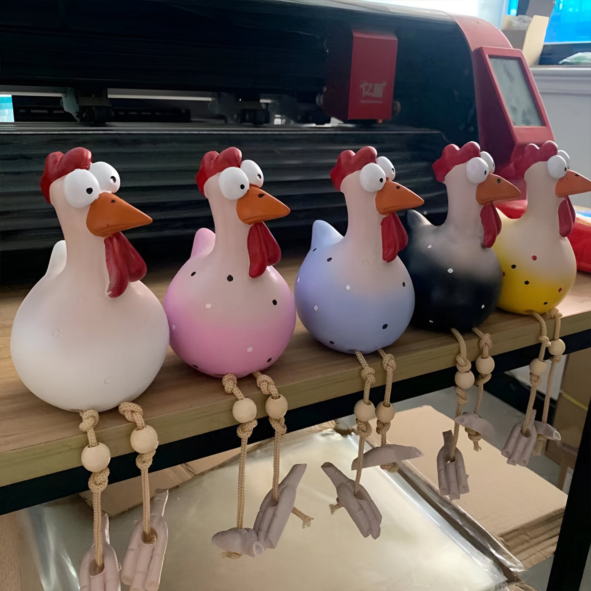 Maliben | Haan Garden Statue With Big Eyes Made Of Weatherproof Resin