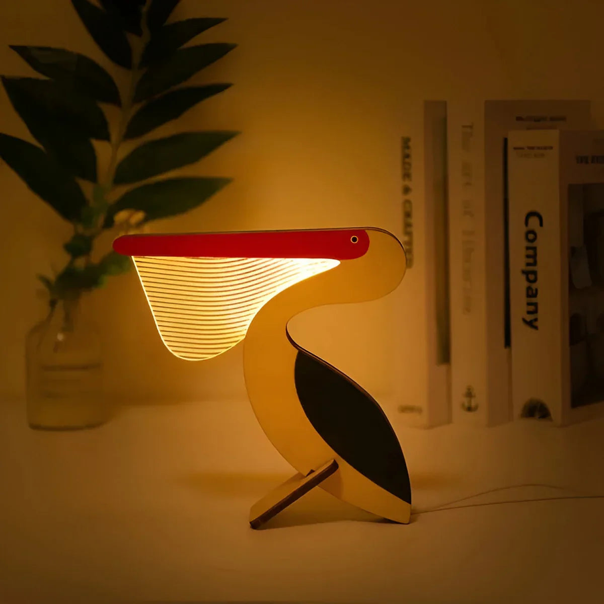 Maliben | Wooden Animal Table Lamp - Wildglow