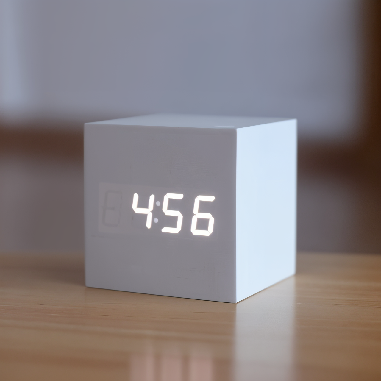 Maliben | Digital LED Clock - Cube Clock - Wooden Clock