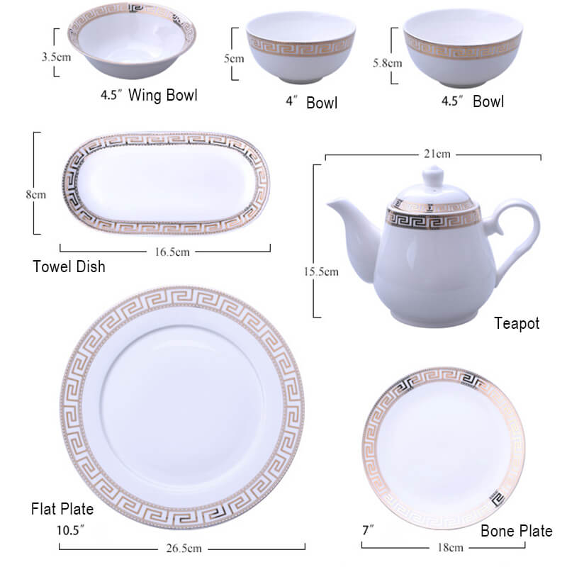 Maliben | Luxury Ceramic Dish Set