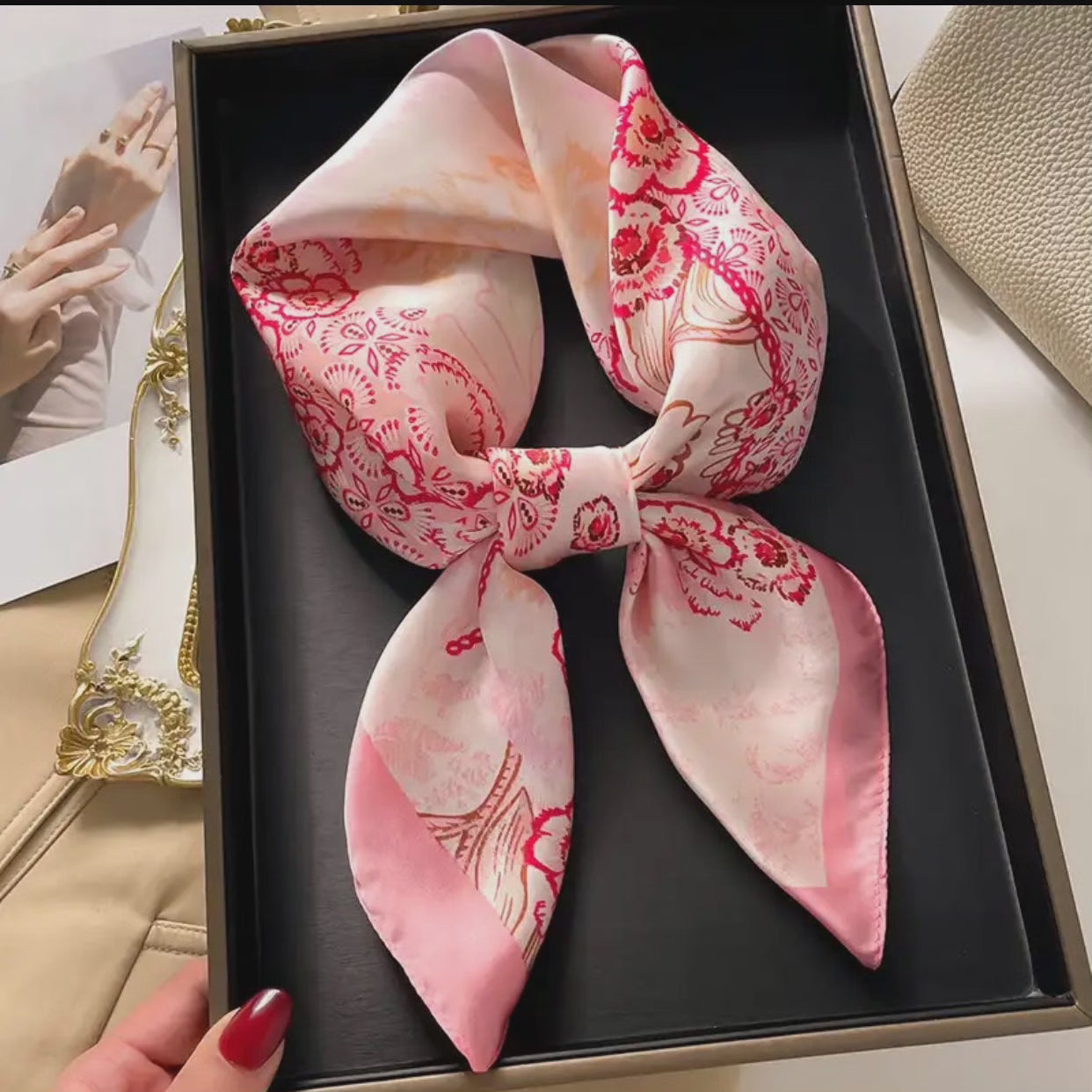 Maliben | Silk Square Scarf