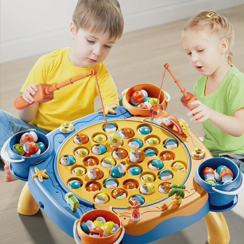 Maliben | Children's Magnetic Fishing Game Black Nov