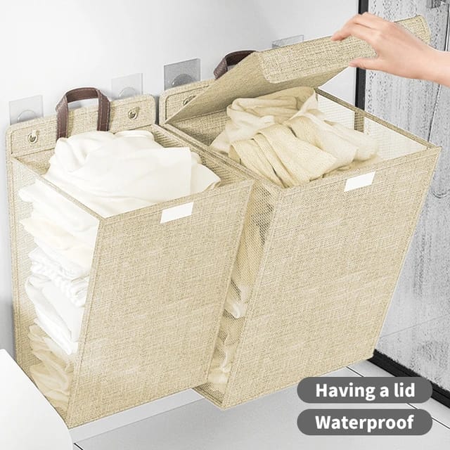 Maliben | Wall-Mounted Folding Laundry Basket