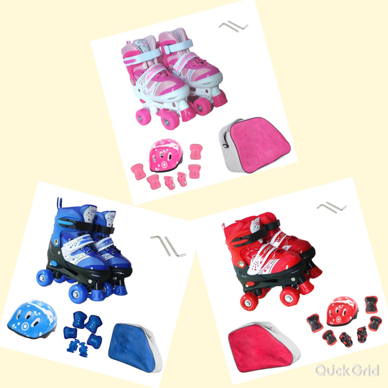 Maliben Skate shoes and protective gear set