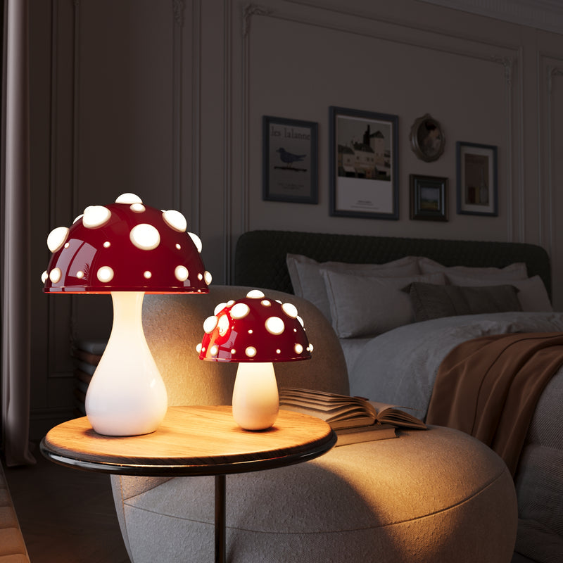 Maliben | Mushroom Aura Lamp - Wireless Mood Light With Adjustable Led