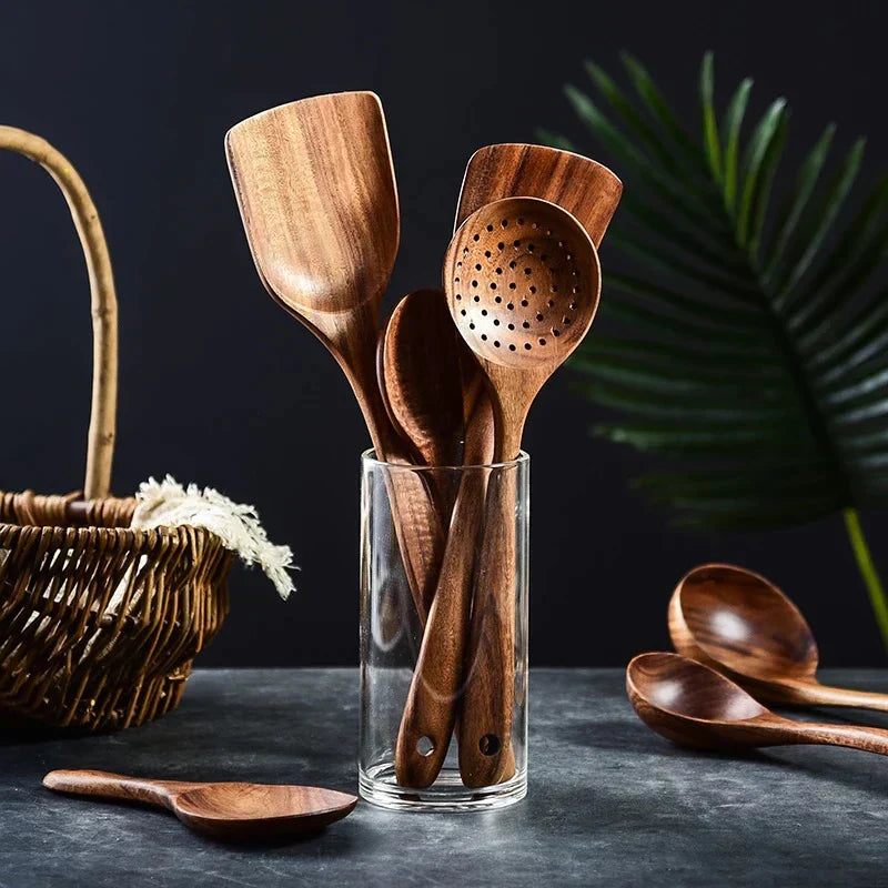 Maliben | AcaciaLuxe – Versatile Kitchen Set with Natural Elegance