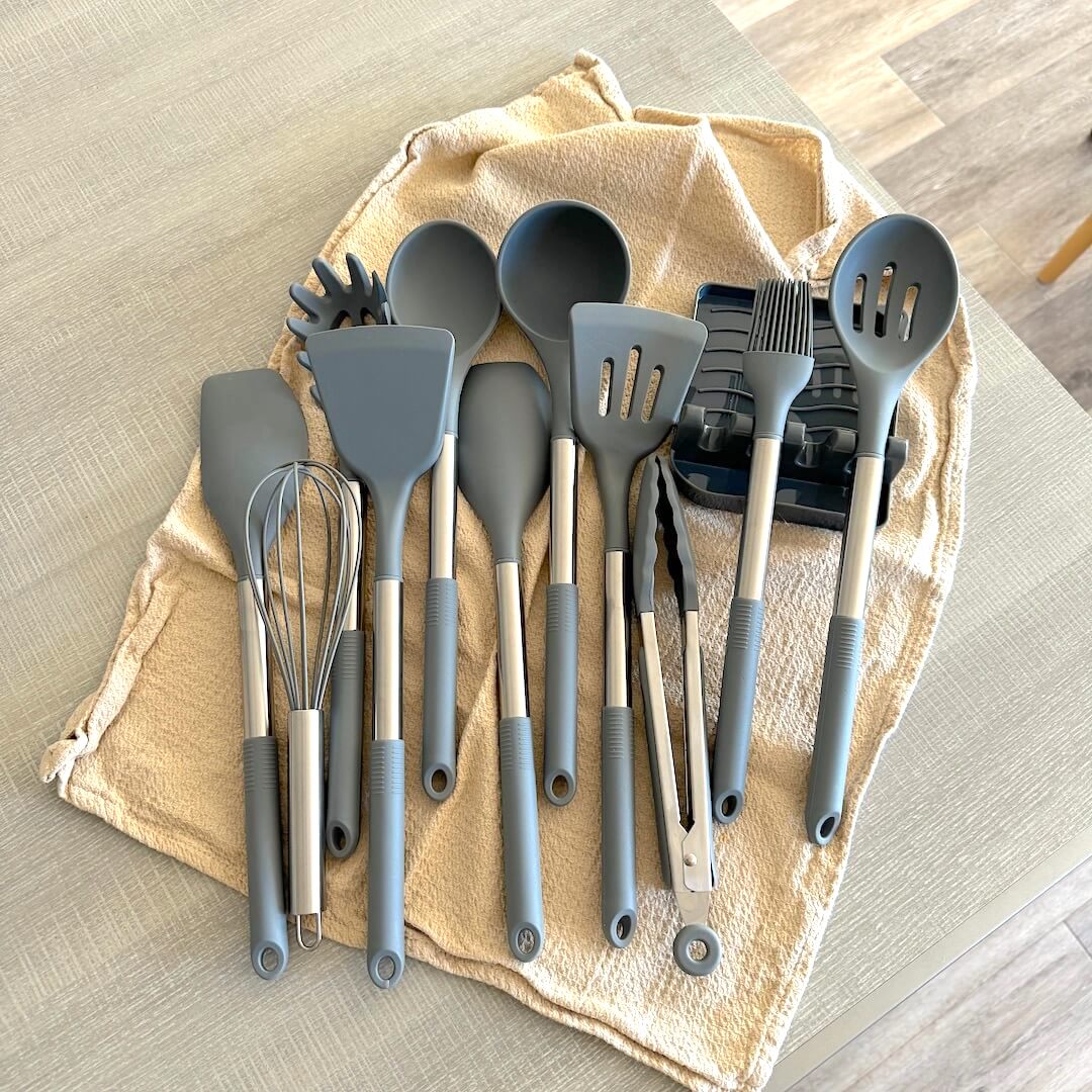 Maliben | Lyon Silicone Kitchen Utensils Set