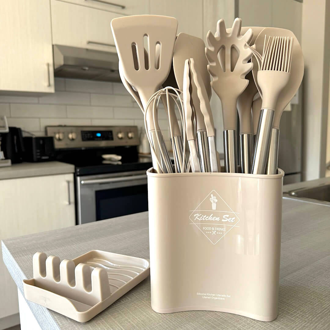Maliben | Lyon Silicone Kitchen Utensils Set