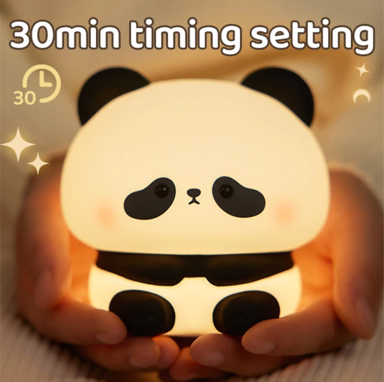 Maliben | Cuddlepanda Night Light - Colorful Led Panda For Children