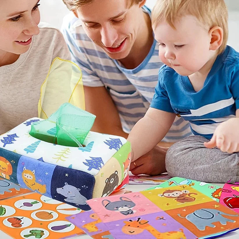 Maliben | Tissuetoy - Magical Tissue Box - Endless Play Fun For Little Ones