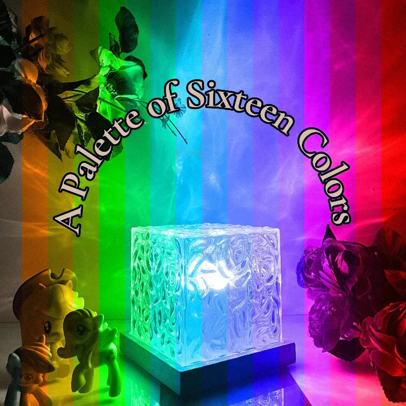 Maliben | Illuminated Elegance: Luxury Aurora Lamp With 16 Colors