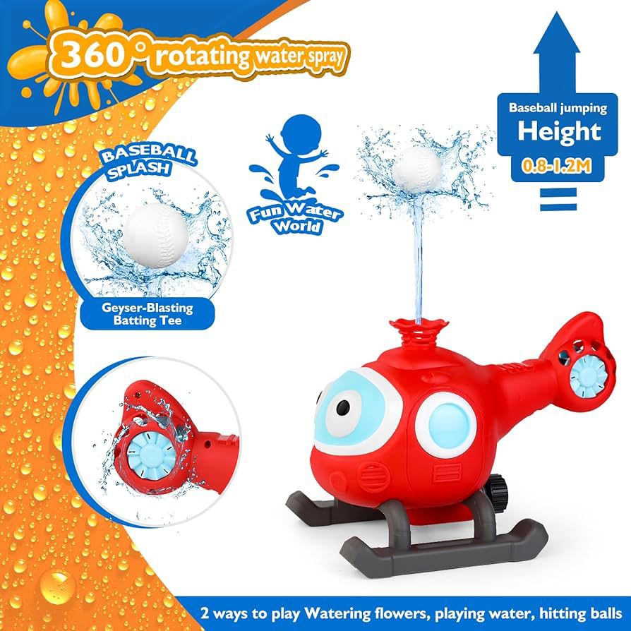 Maliben | Hydroheli | Innovative Water Playset For Children - Garden Toys With Creative Design And Safe Material