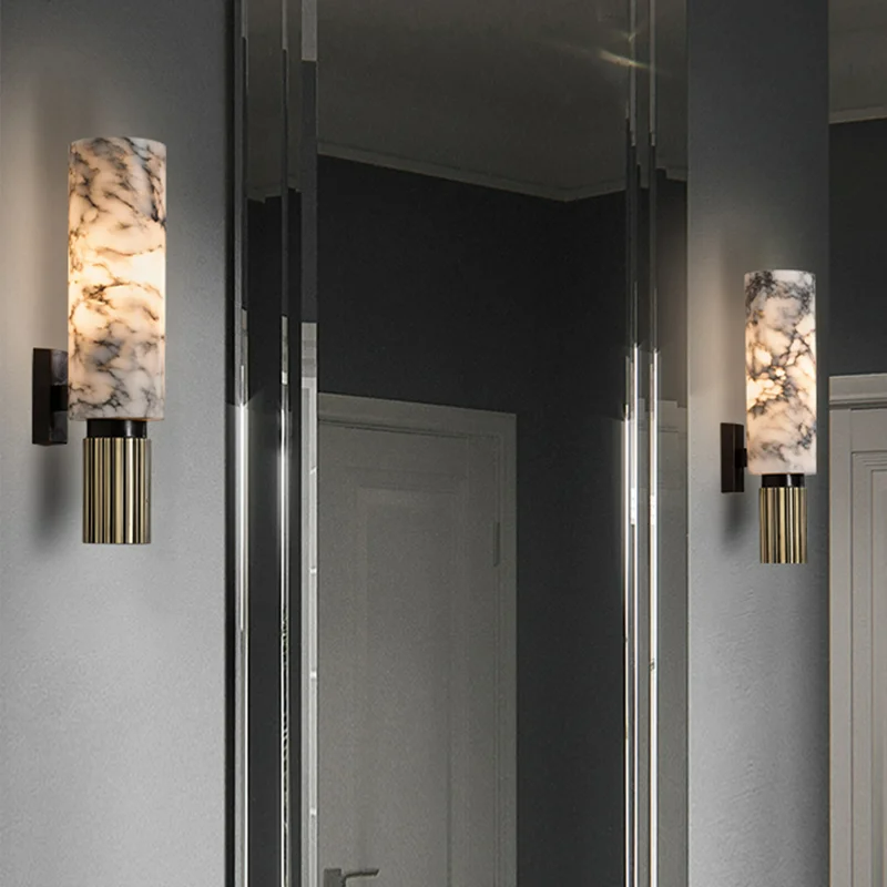 Maliben | Stylish Marble Wall Lamp - For Luxury And Atmospheric Interior