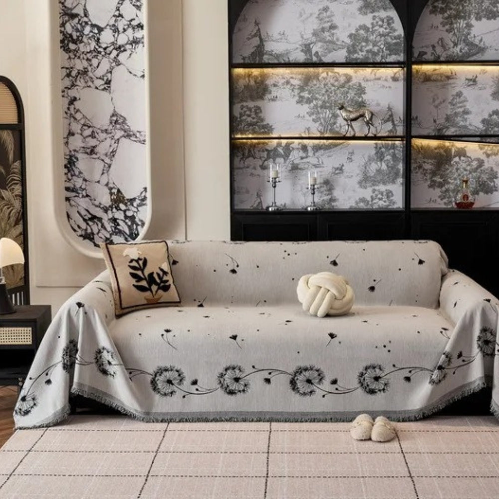 Maliben | Japandi Dandelion Puff Sofa Cover