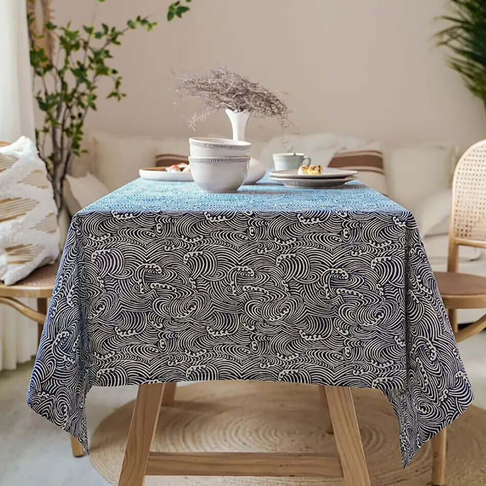 Maliben | Japanese Style Linen Tablecloth