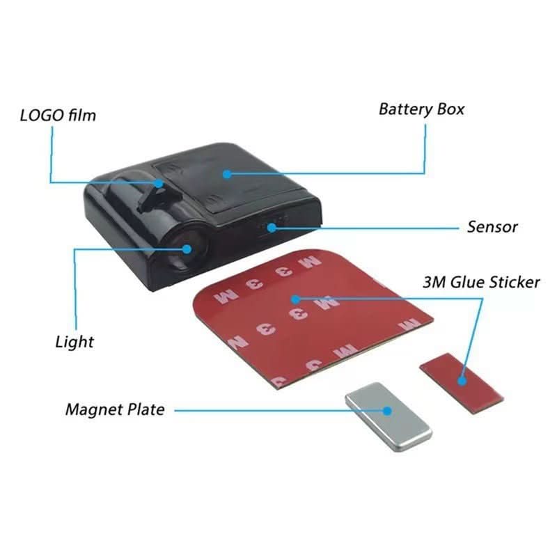 Maliben | Wireless Led Car Door Projector Light With Custom Logos