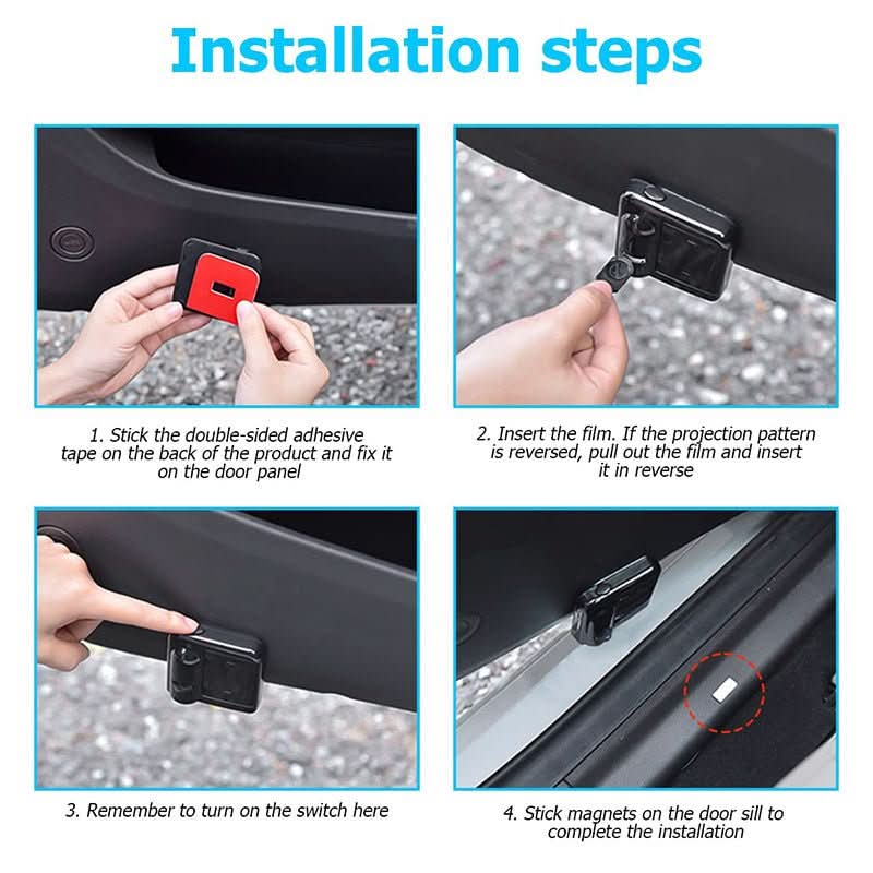Maliben | Wireless Led Car Door Projector Light With Custom Logos