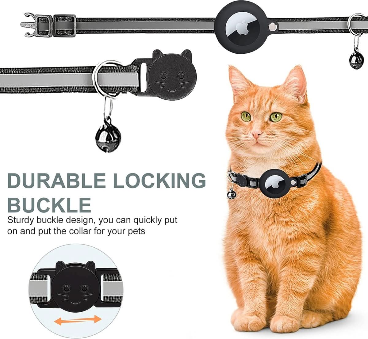 Maliben | GPS Collar for Cats with Reflective Design