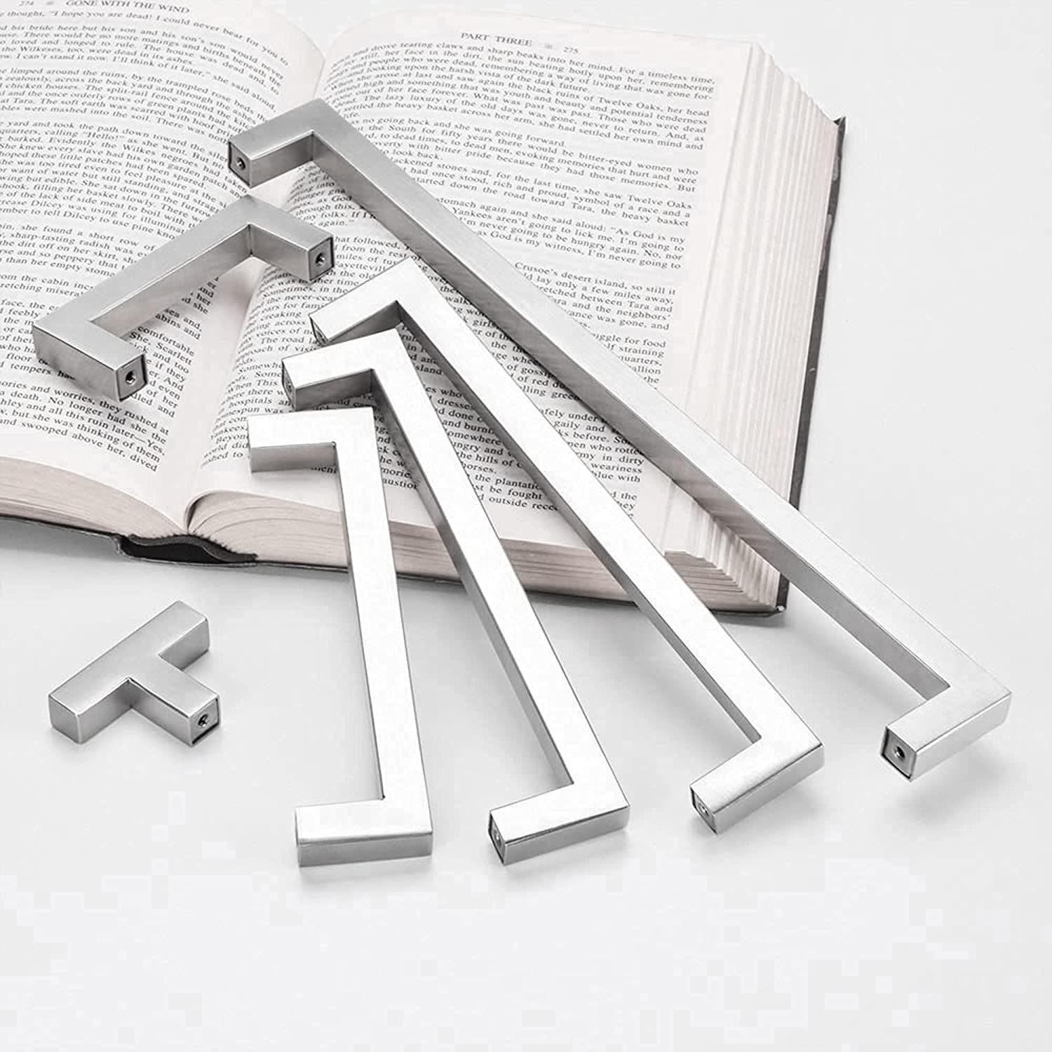 Maliben | Kitchen cabinet pulls brushed nickel stainless steel cabinet handles