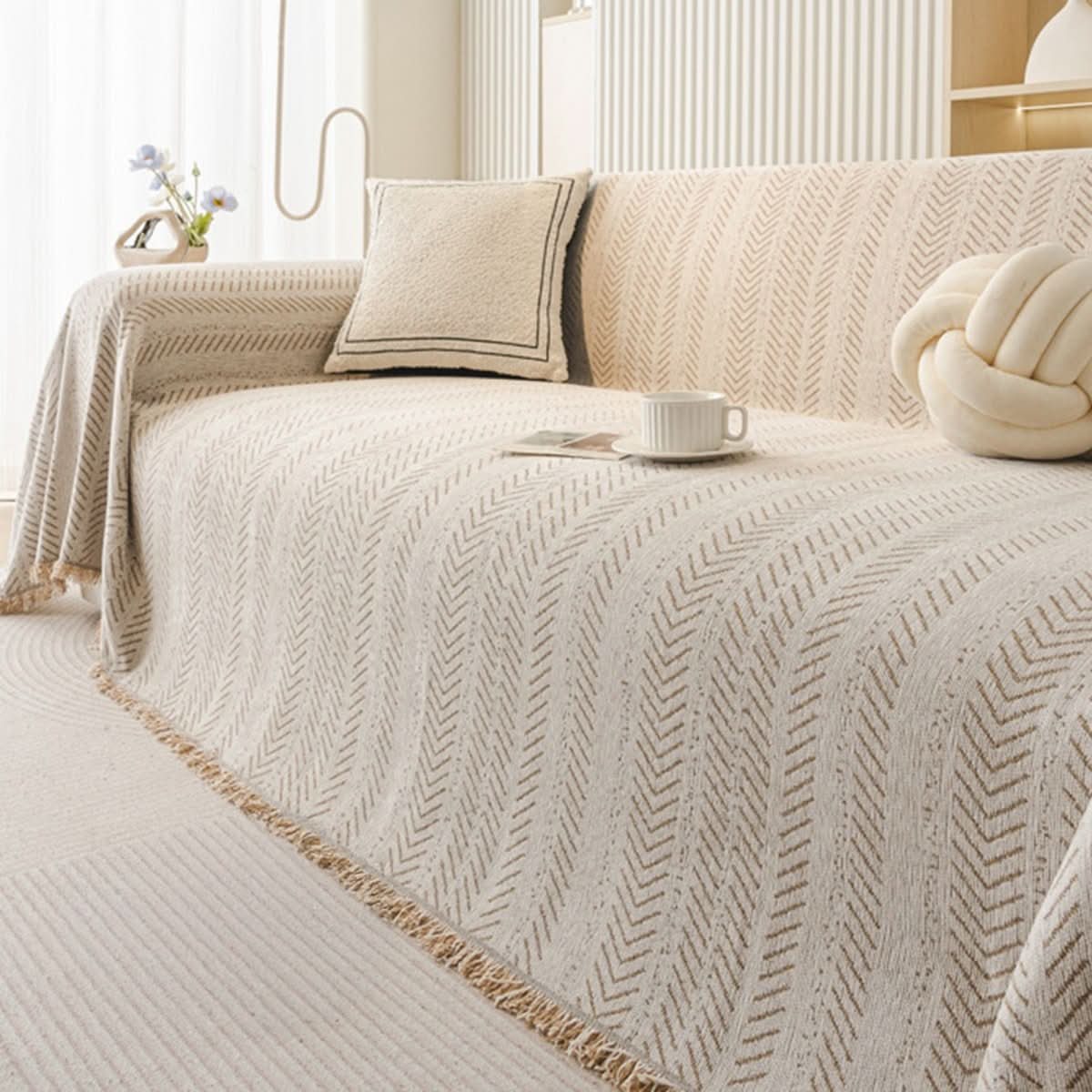 Maliben | Scratch-resistant & washable sofa cover made of chenille