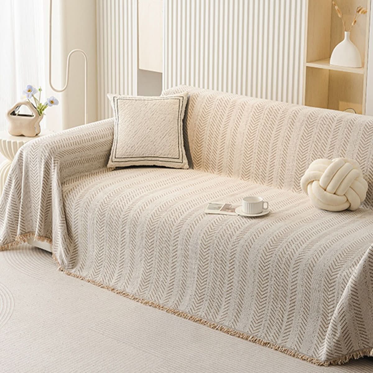 Maliben | Scratch-resistant & washable sofa cover made of chenille