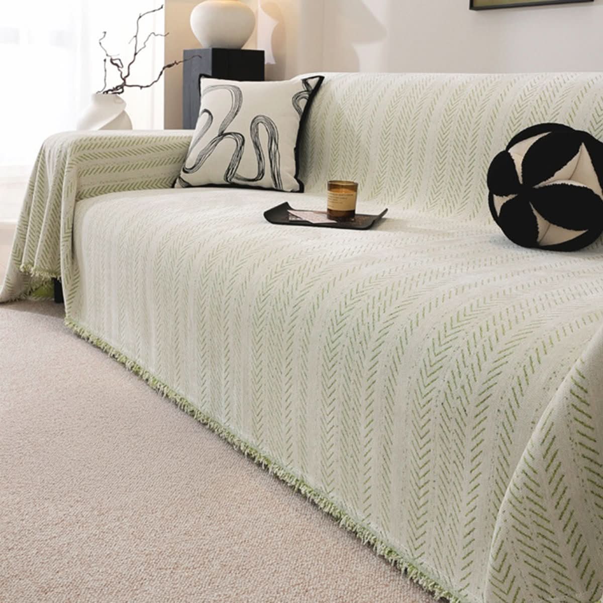 Maliben | Scratch-resistant & washable sofa cover made of chenille