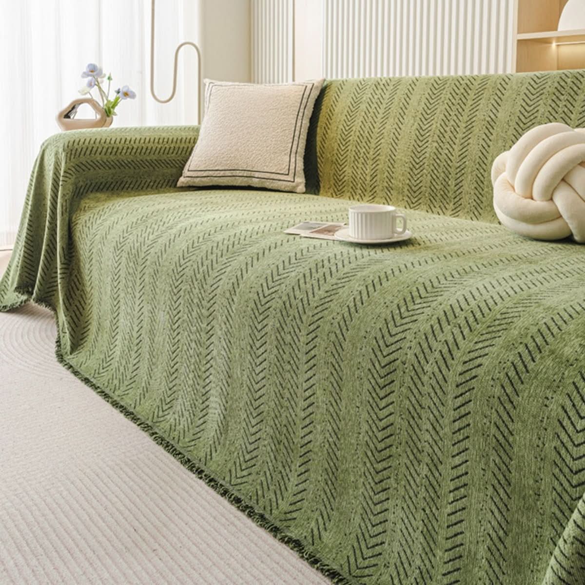 Maliben | Scratch-resistant & washable sofa cover made of chenille