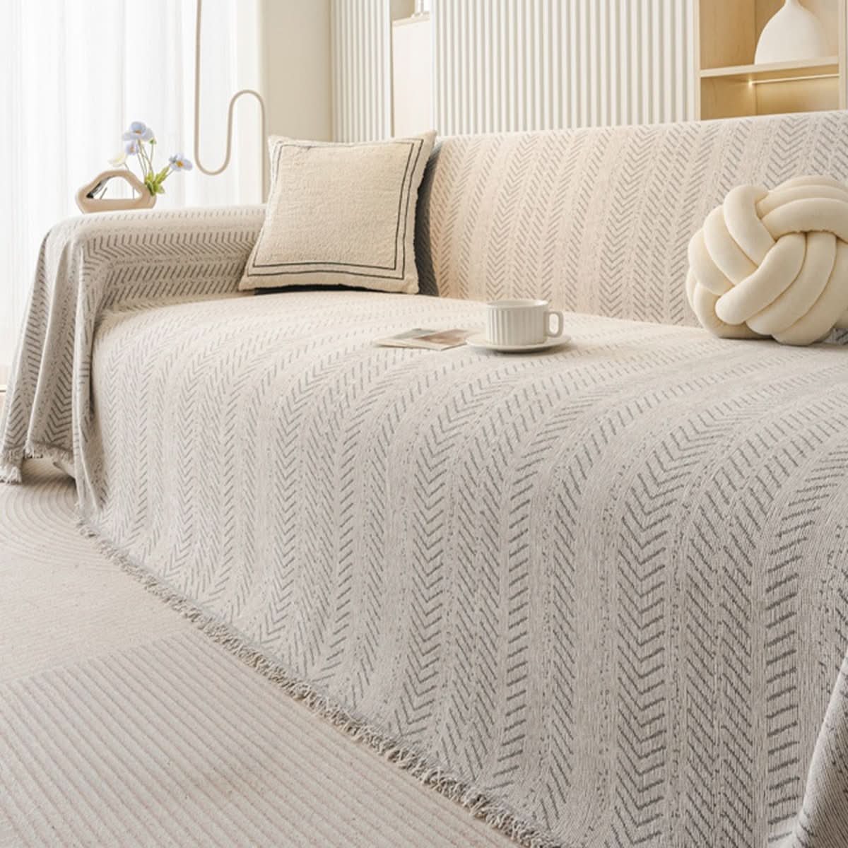 Maliben | Scratch-resistant & washable sofa cover made of chenille