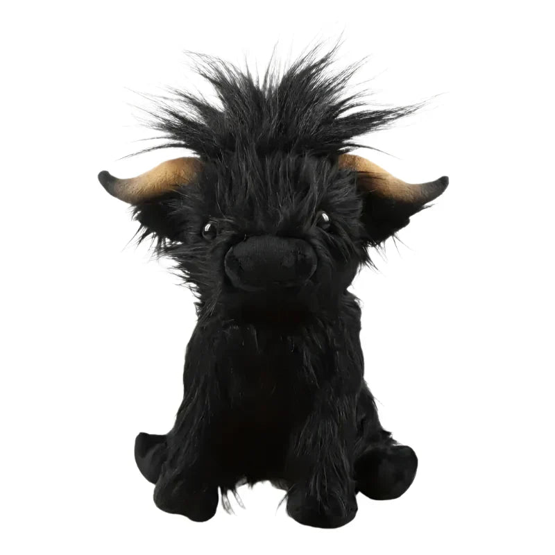 Maliben | Cozycow | Let Cuddles Warm The Heart - Plush Highland Cow Stuffed Animal