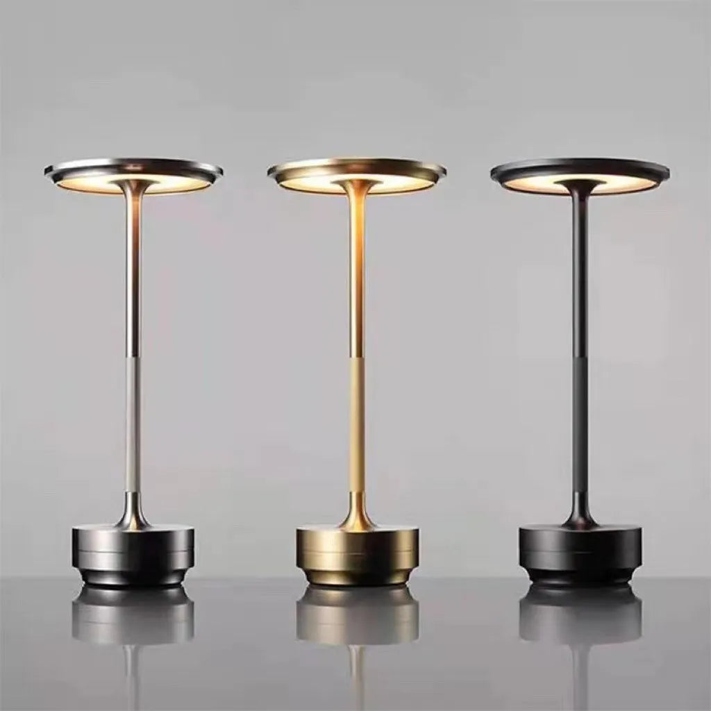 Maliben | Industrial Dimmable Lamp With Rustic Design – Silver & Gold