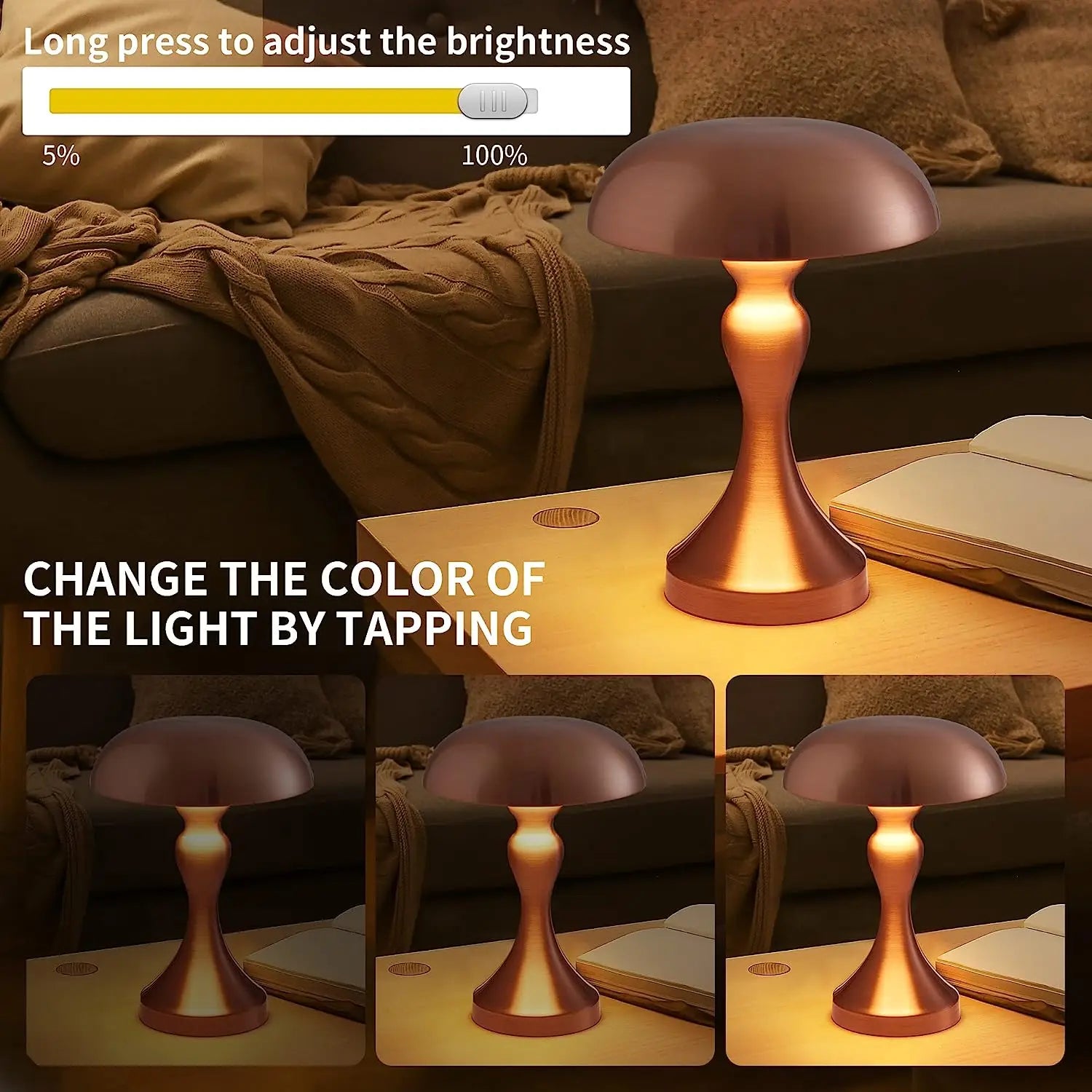 Maliben | Vespera Luxe - Stylish Night Light And Reading Lamp