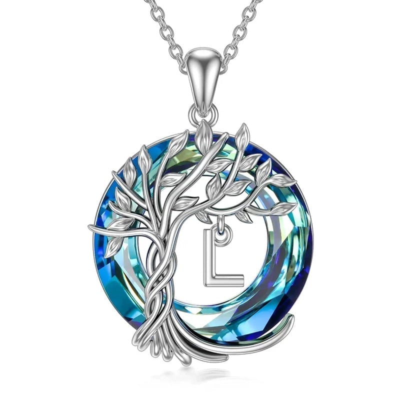Maliben | Tree Of Life Crystal Pendant Necklace