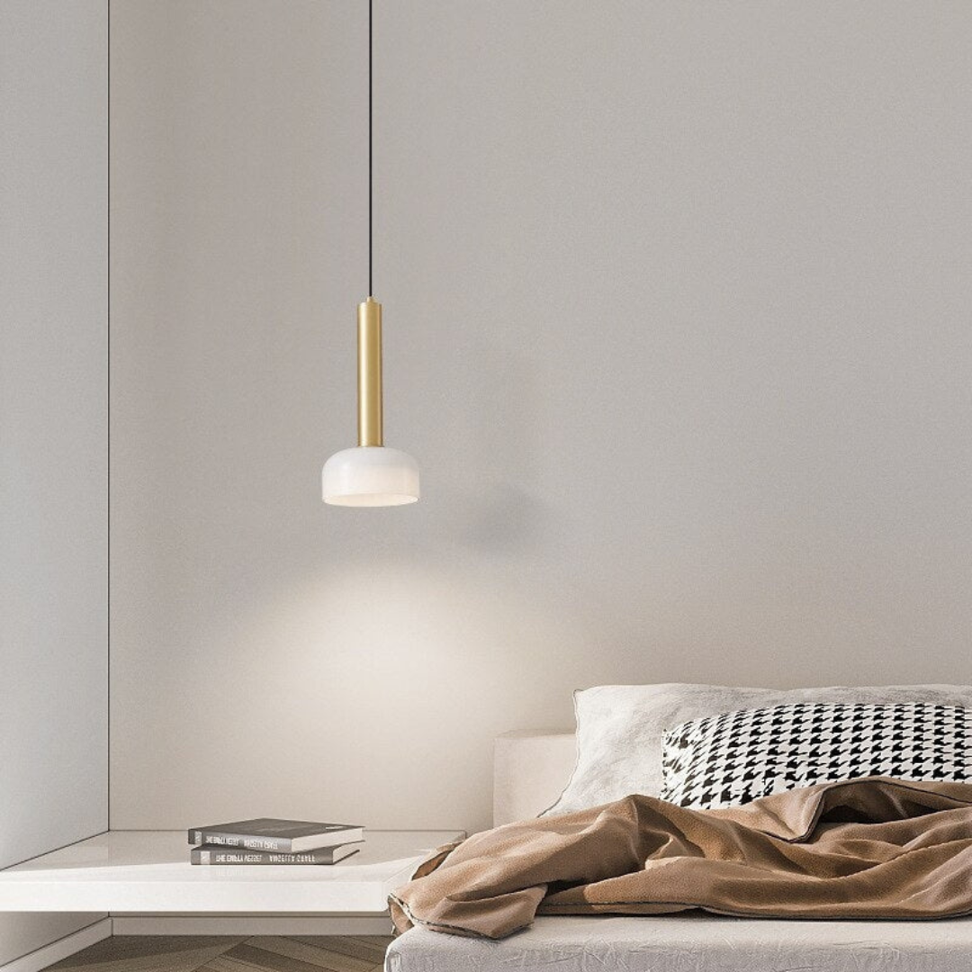 Maliben | Luxury MInimalist Led Pendant Lamp in Copper – Adjustable And Elegant