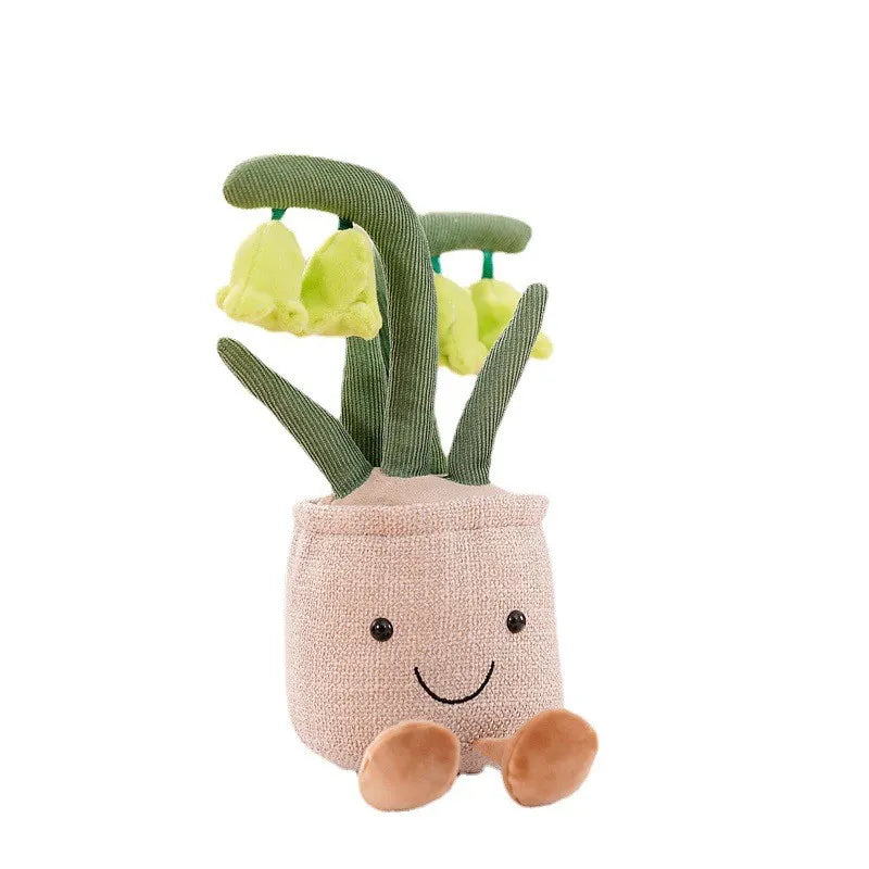 Maliben | Bloombuddy | Cheerful Cuddle Fun - Soft Plush Tulip In Playful Colors