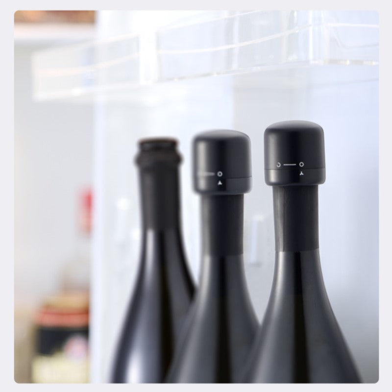 Maliben | Reusable leak-proof silicone sealing cap for champagne and wine bottles
