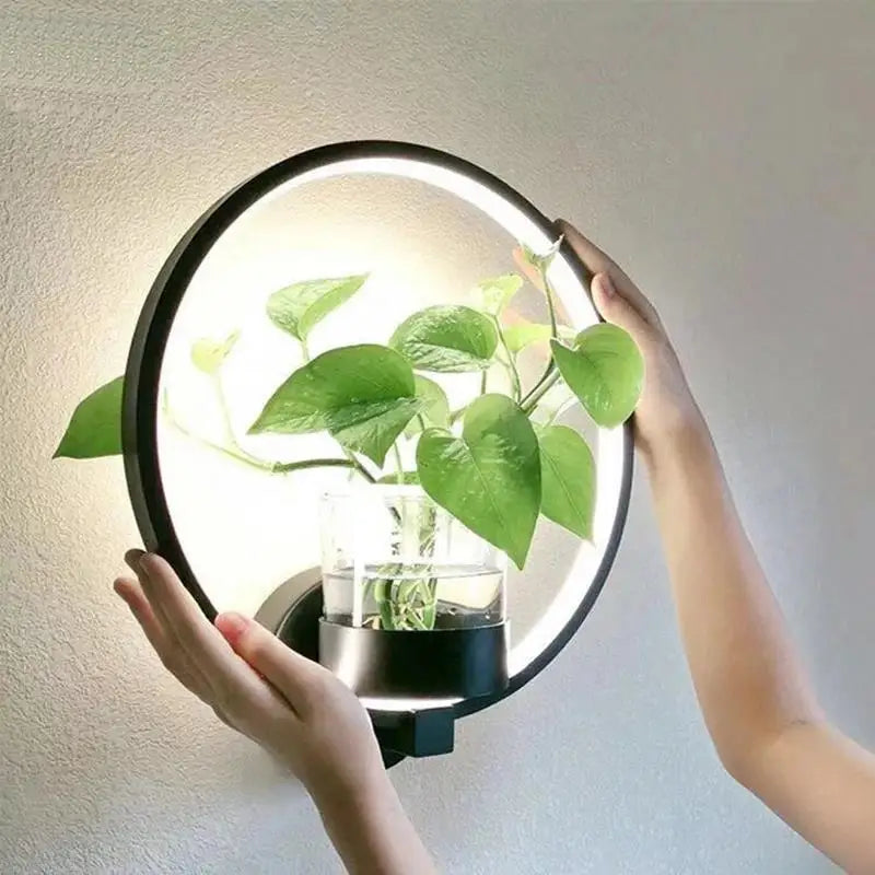 Maliben | Led Wall Light Floraglow | Modern Design | Warm Light | 32x22x30 Cm