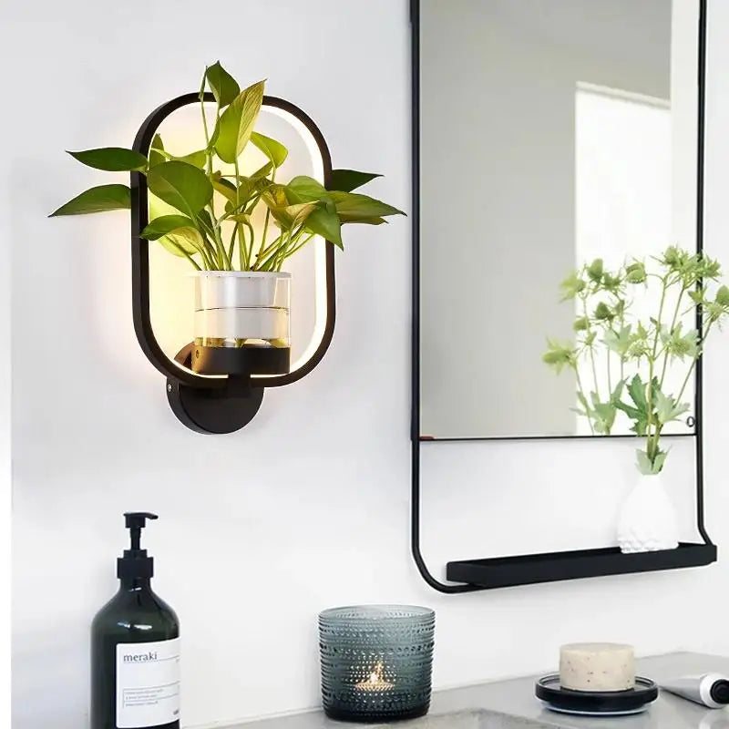 Maliben | Led Wall Light Floraglow | Modern Design | Warm Light | 32x22x30 Cm