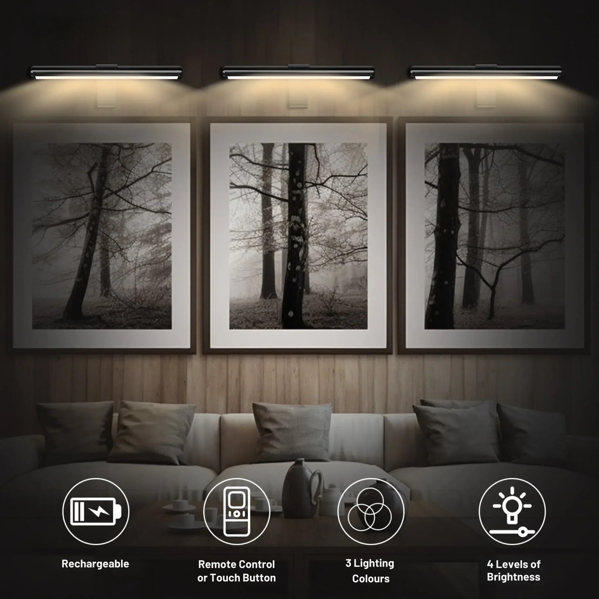 Maliben | Gallery Light - Wireless Rechargeable Wall Lamp