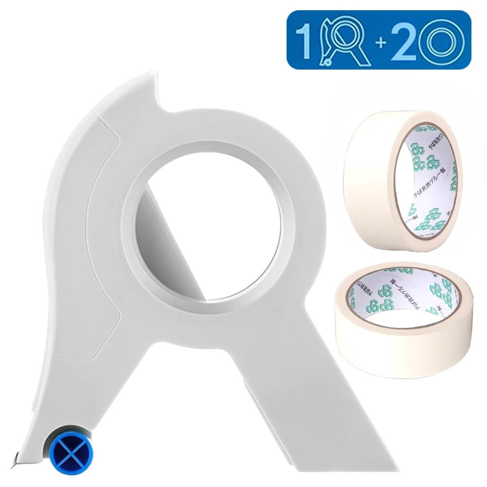 Maliben | Paint Tape Applicator For Clean Paint Edges With Cutter And Rollers