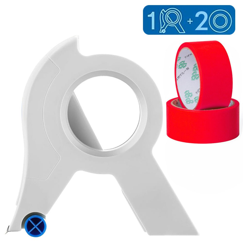 Maliben | Paint Tape Applicator For Clean Paint Edges With Cutter And Rollers