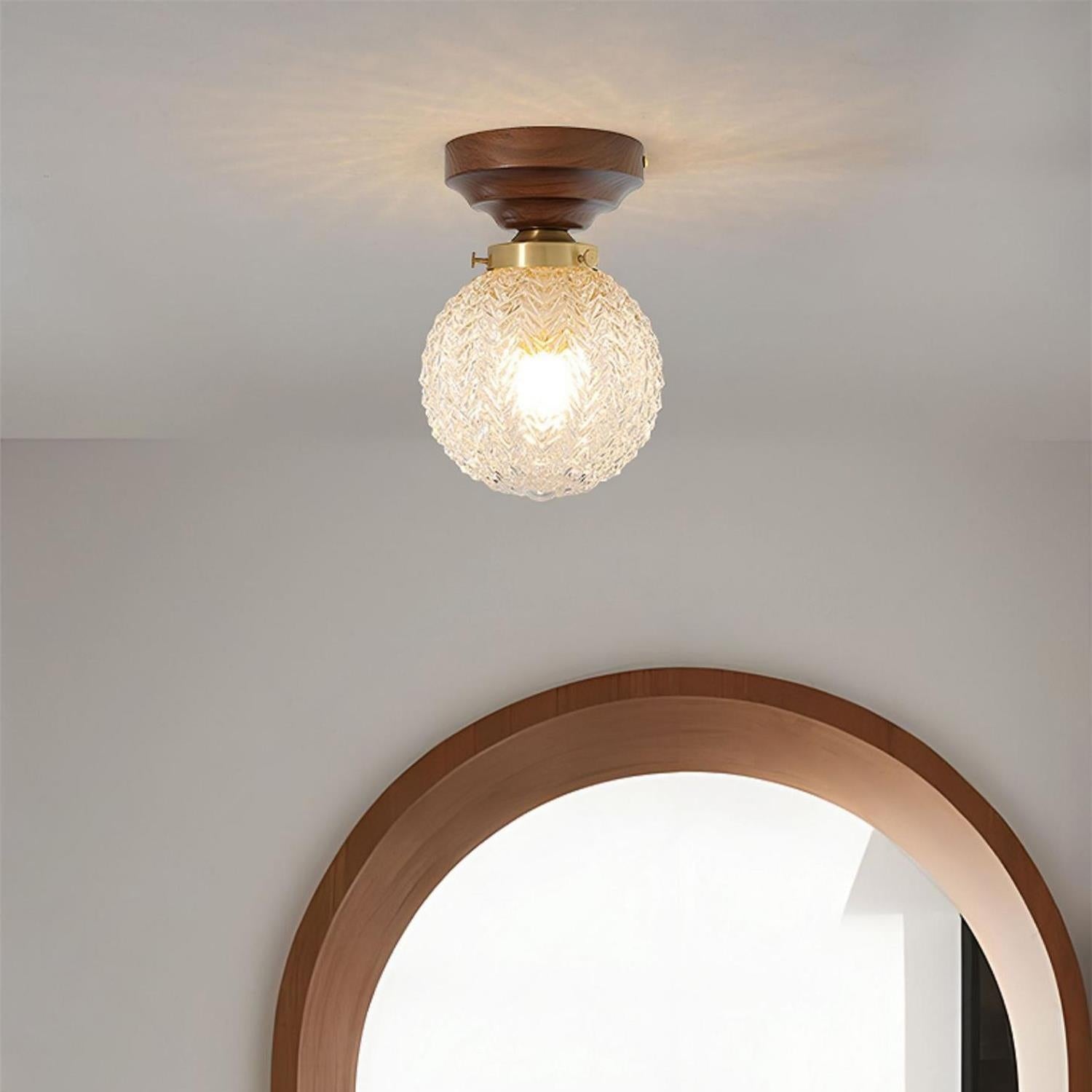 Maliben | Retro Crystal Glass Ceiling Lamp