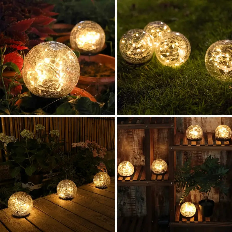 Maliben | Luminarabeam Solar Garden Ball Lamp Elegant Design