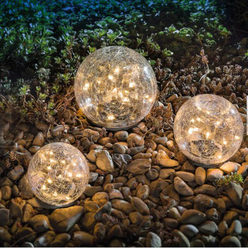 Maliben | Luminarabeam Solar Garden Ball Lamp Elegant Design