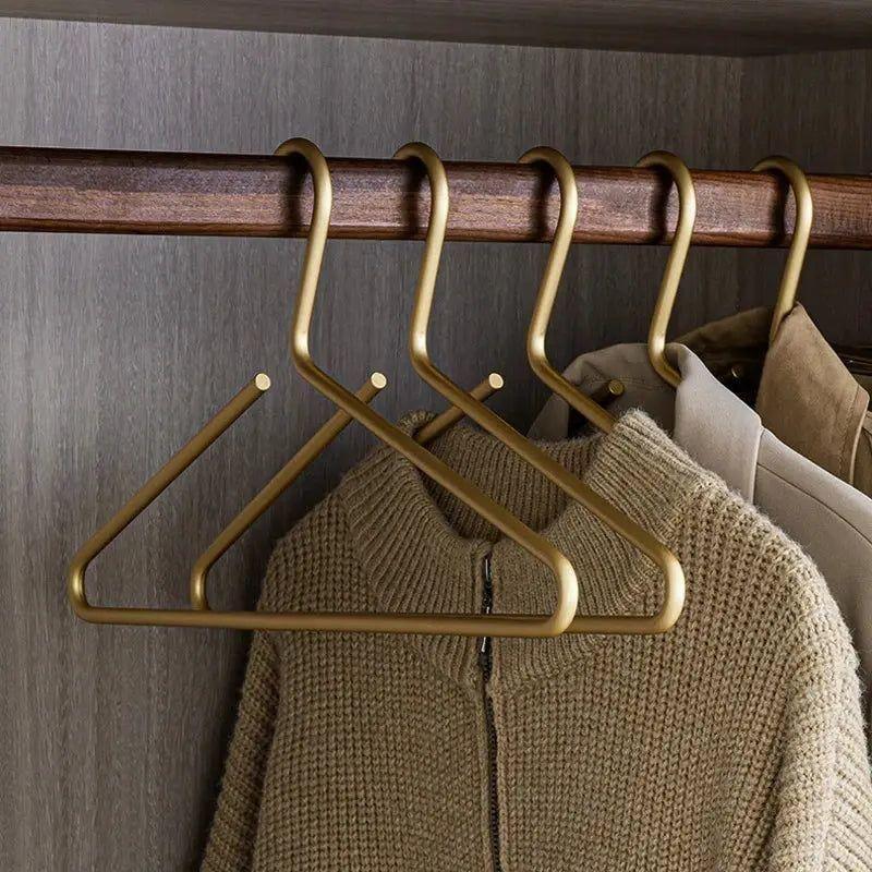 Maliben | Luxury Suit Matte Clothing Hanger Set 4 Plus 1
