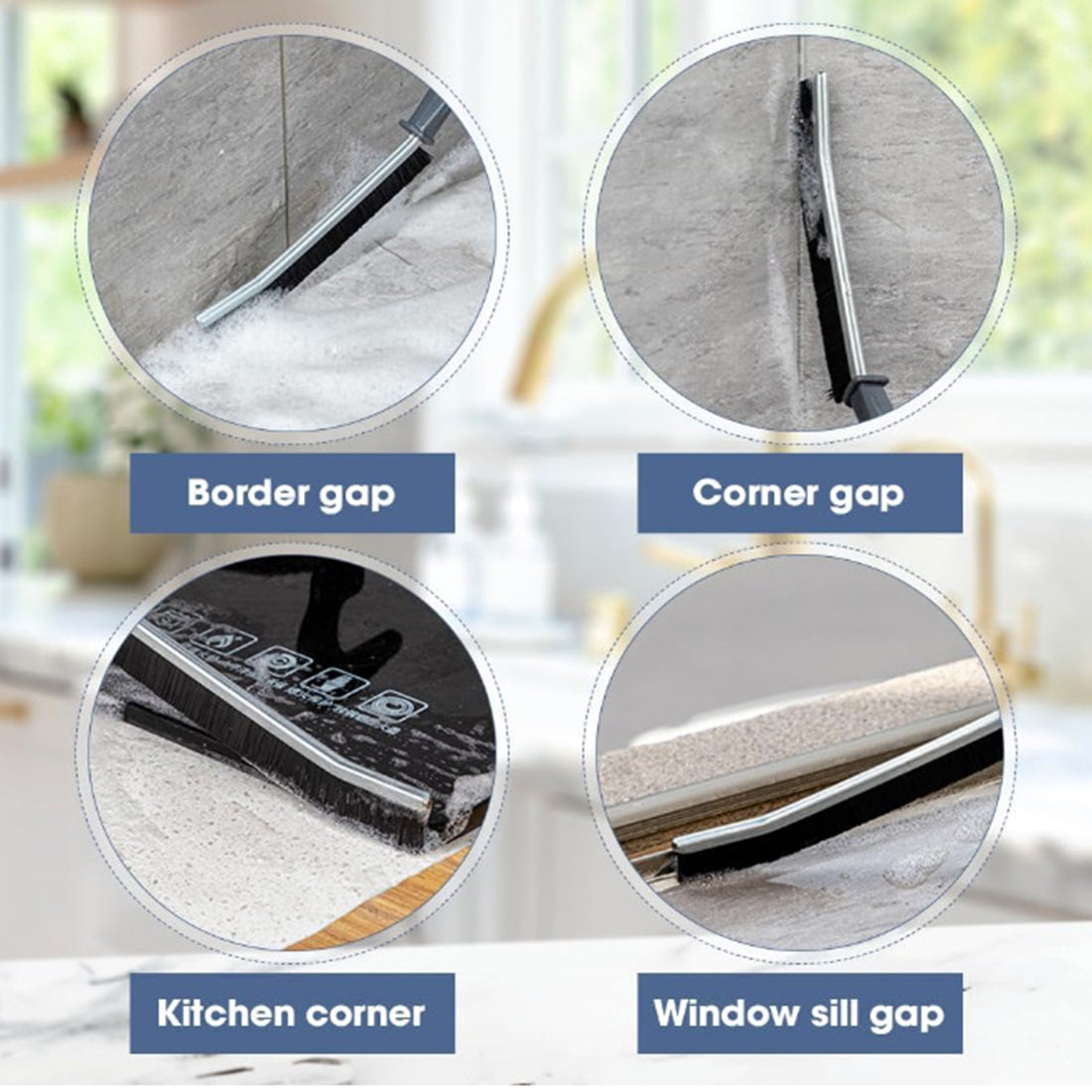 Maliben | Gap Corner Long Handle Cleaner Brush