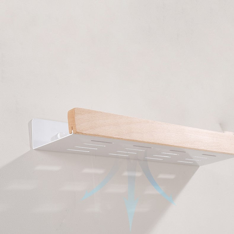 Maliben | Woodify Wall Shelf - Stylish Shower Rack Without Drilling